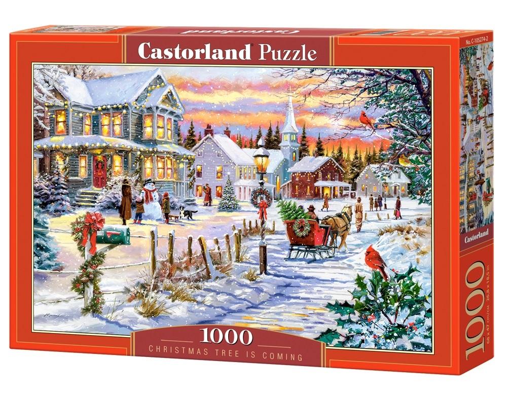 Puzzle 1000 Christmas Tree is Coming BN C-105274-2
