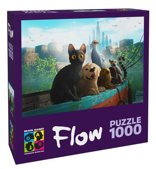 Puzzle 1000 Flow - postacie z filmu