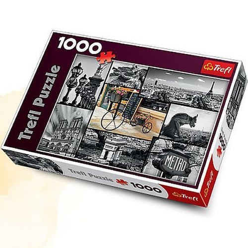 Puzzle 1000 Paryż kolaż