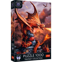 Puzzle 1000 Premium Plus Quality Fantasy Collection: Ognisty Smok