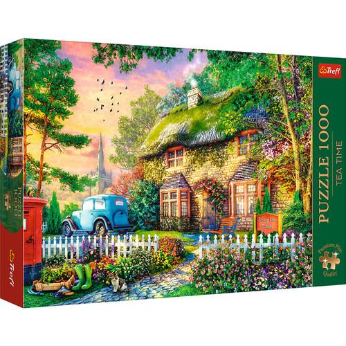 Puzzle 1000 Premium Plus Quality Tea Time: Domek Stoney Lane