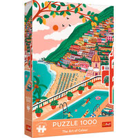 Puzzle 1000 Premium Plus Quality The Art of Colour: Positano, Włochy