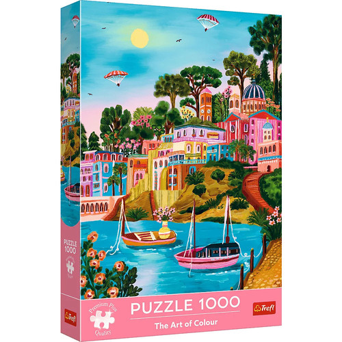 Puzzle 1000 Premium Plus Quality The Art of Colour: Siros, Grecja
