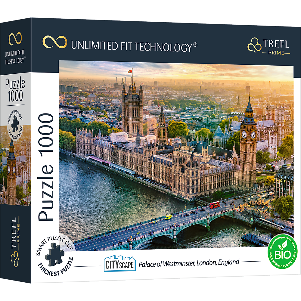 Puzzle 1000 UFT - Cityscape: Palace of Westminster, London, England