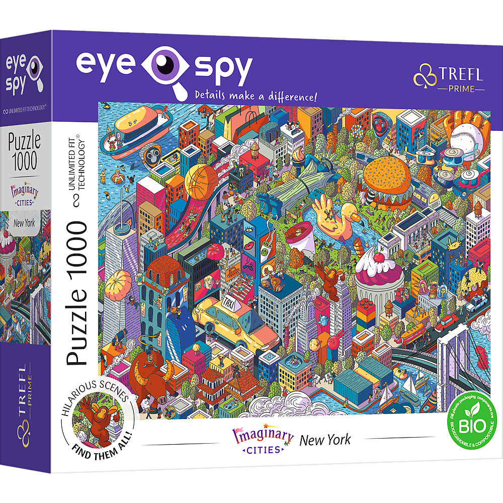 Puzzle 1000 UFT Eye-Spy Imaginary Cities New York, USA