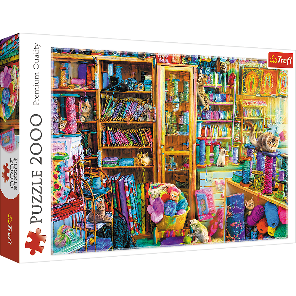 Puzzle 2000 Koci raj