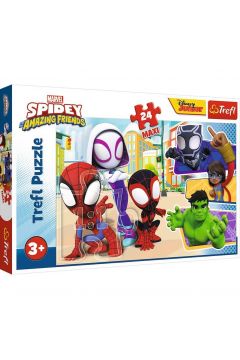 Puzzle 24 Maxi Spidey i przyjaciele