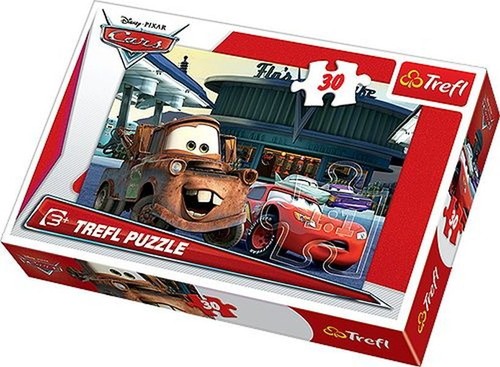 Puzzle 30 Auta Na stacji benzynowej