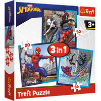 Puzzle 3w1 Marvel Spiderman, Pajęczy przyjaciele