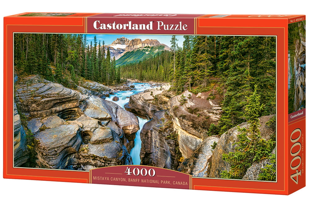 Puzzle 4000 Mistaya Canyon, Banff National Park, Canada