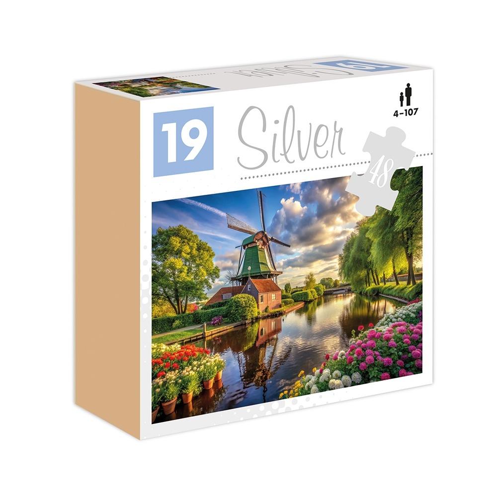PUZZLE 48 EL. SILVER WIATRAk