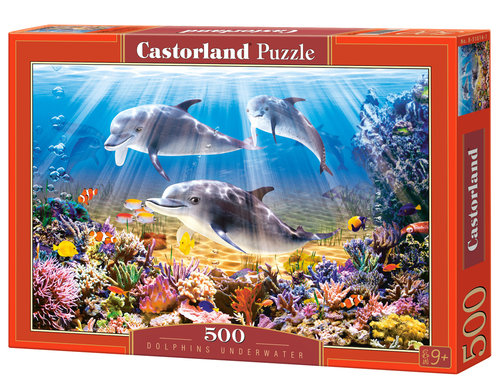 Puzzle 500 Dolphins Underwater