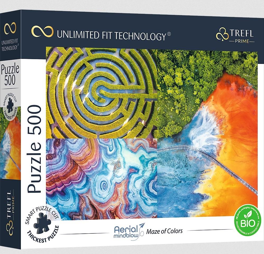 Puzzle 500 UFT - Aerial Mindblow: Maze of Colors