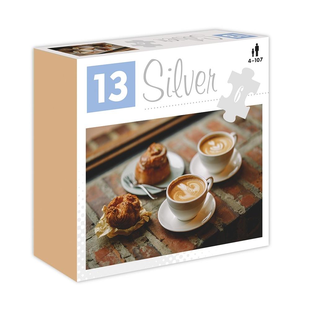 PUZZLE 6 EL. SILVER KAWA I CIASTKo