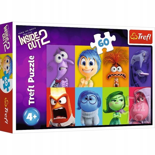 Puzzle 60 Poznaj swoje emocje Inside Out 2