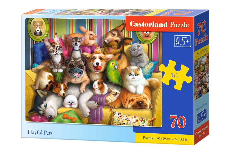 Puzzle 70 Playful Pets