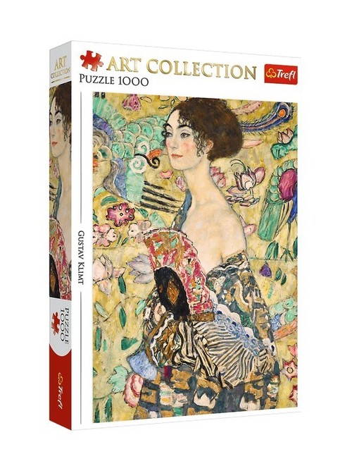 Puzzle Art Collection Dama z wachlarzem 1000