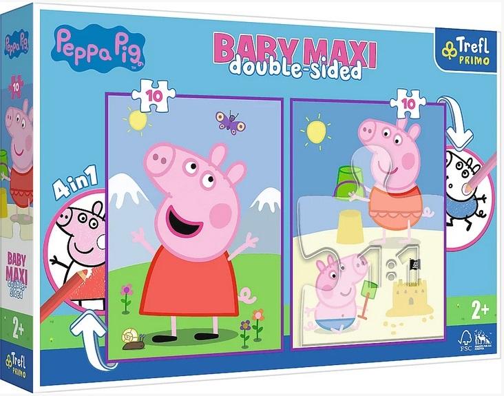 Puzzle Baby Maxi Świnka Peppa 2x10