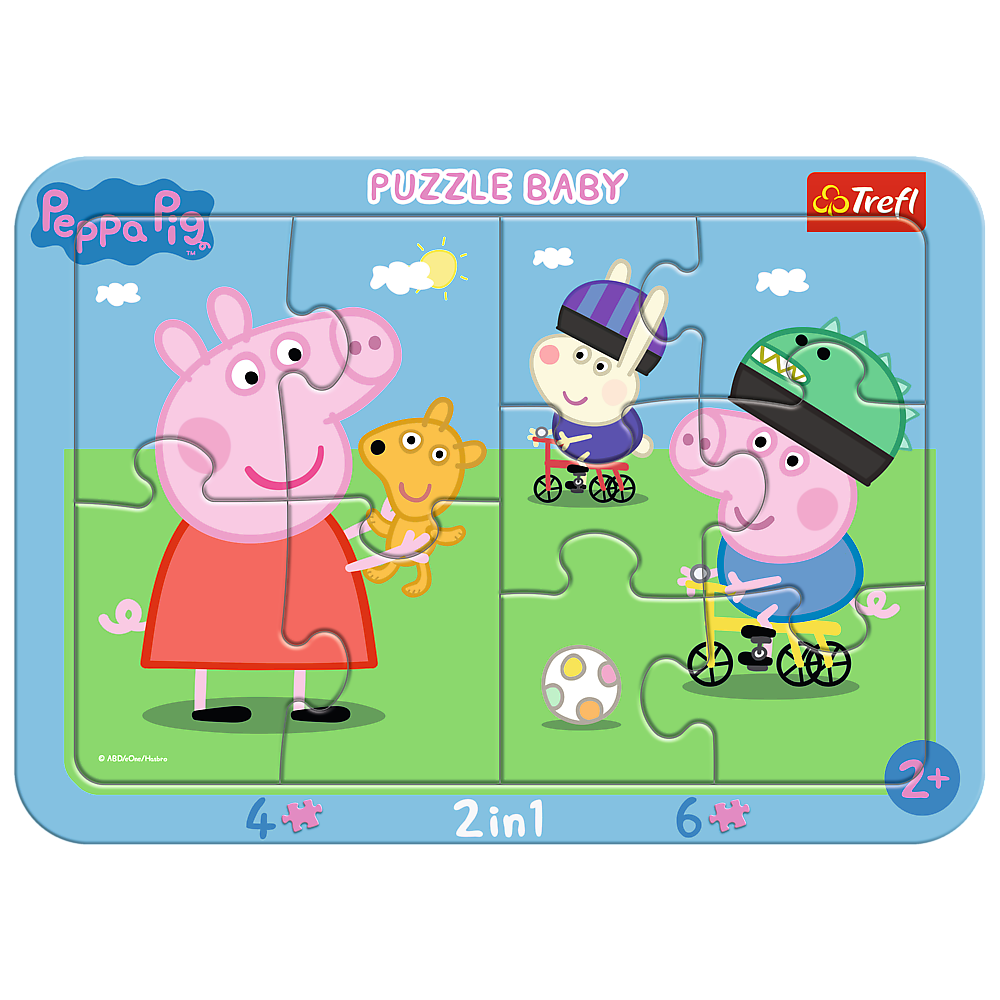 Puzzle Baby ramkowe Wesoła Świnka Peppa 10