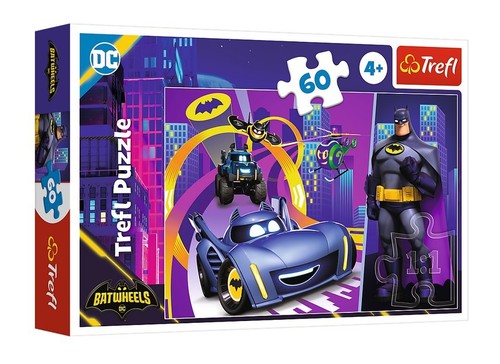 Puzzle Batwheels Batman i jego pojazdy 60