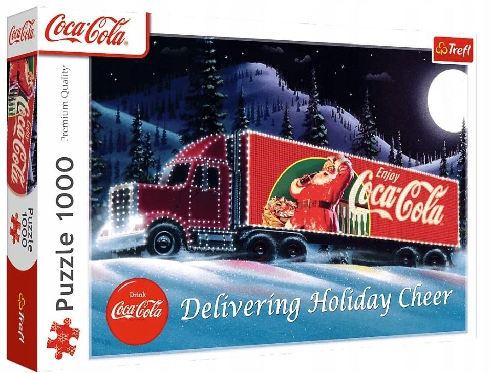 Puzzle Coca-Cola XMAS Świąteczna Ciężarówka 1000