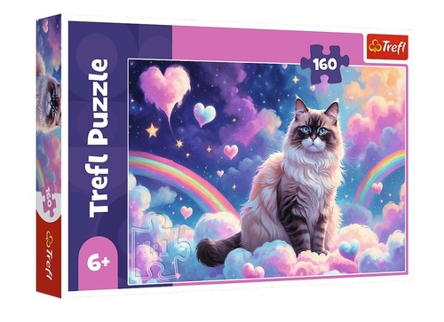 Puzzle Domowy kotek 160