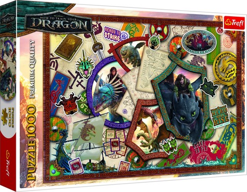 Puzzle Jak wytresować Smoka, Bohaterowie 1000