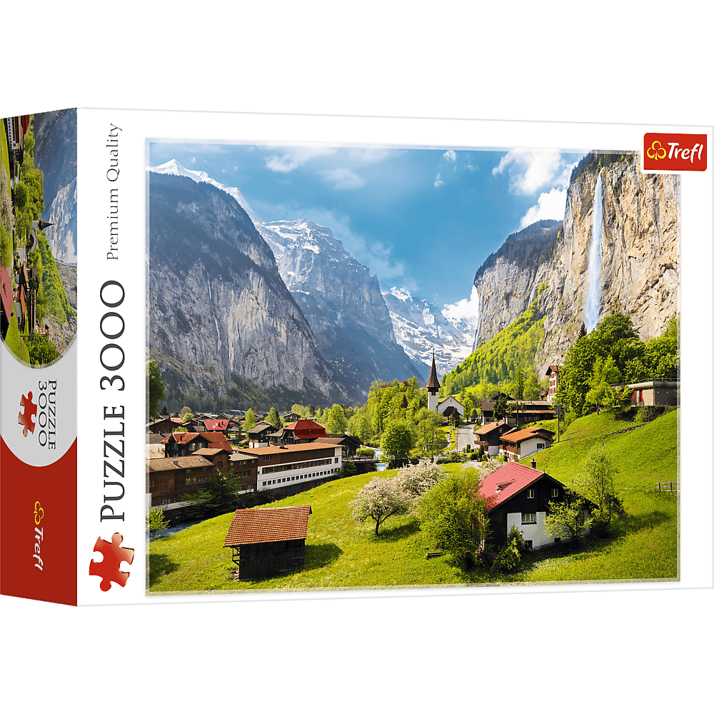 Puzzle Lauterbrunnen, Szwajcaria 3000