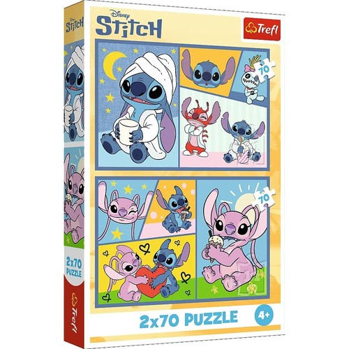 Puzzle Lilo & Stitch Ze Stitchem nie ma nudy 2x70