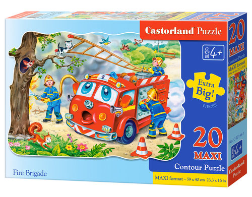 Puzzle Maxi Konturowe: Fire Brigade 20