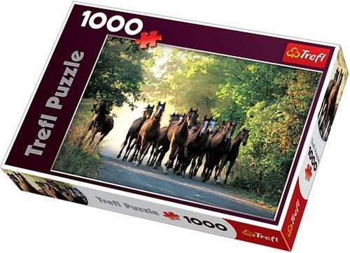 Puzzle Ogiery pełnej krwi angielskiej 1000
