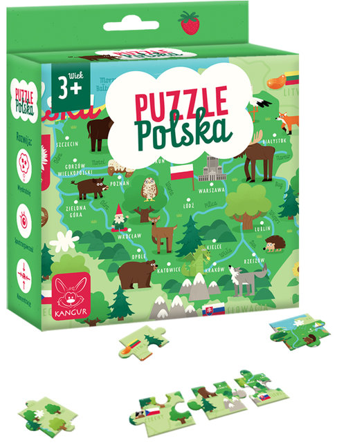 Puzzle Polska 3+