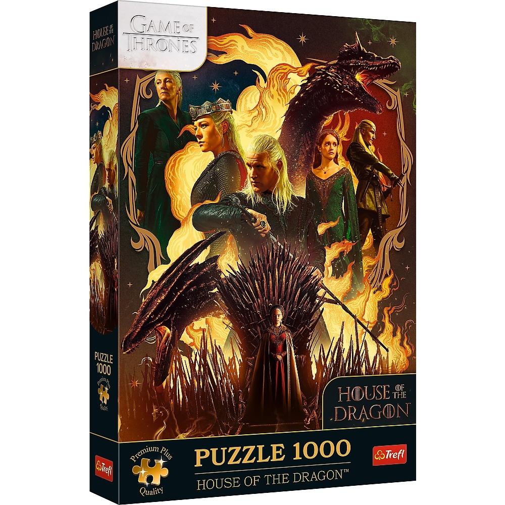 Puzzle Premium Plus Quality Gra o tron Ród Smoka 1000