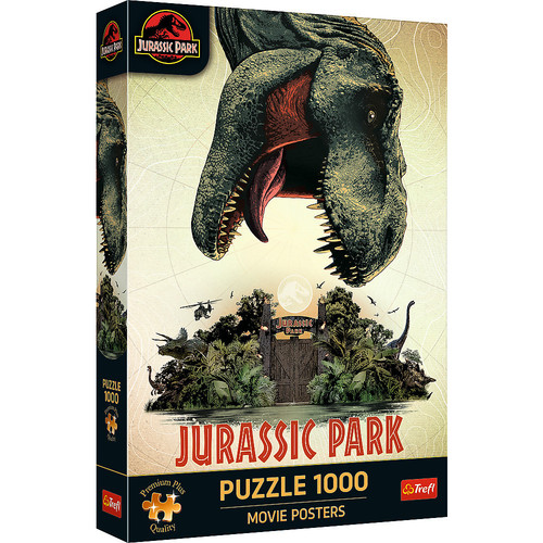 Puzzle Premium Plus Quality Jurassic Park 1000 el. Movie Posters