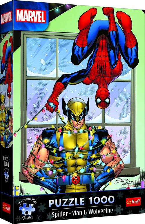 Puzzle Premium Plus Quality Marvel Spider-Man & Wolverine: Święta 1000