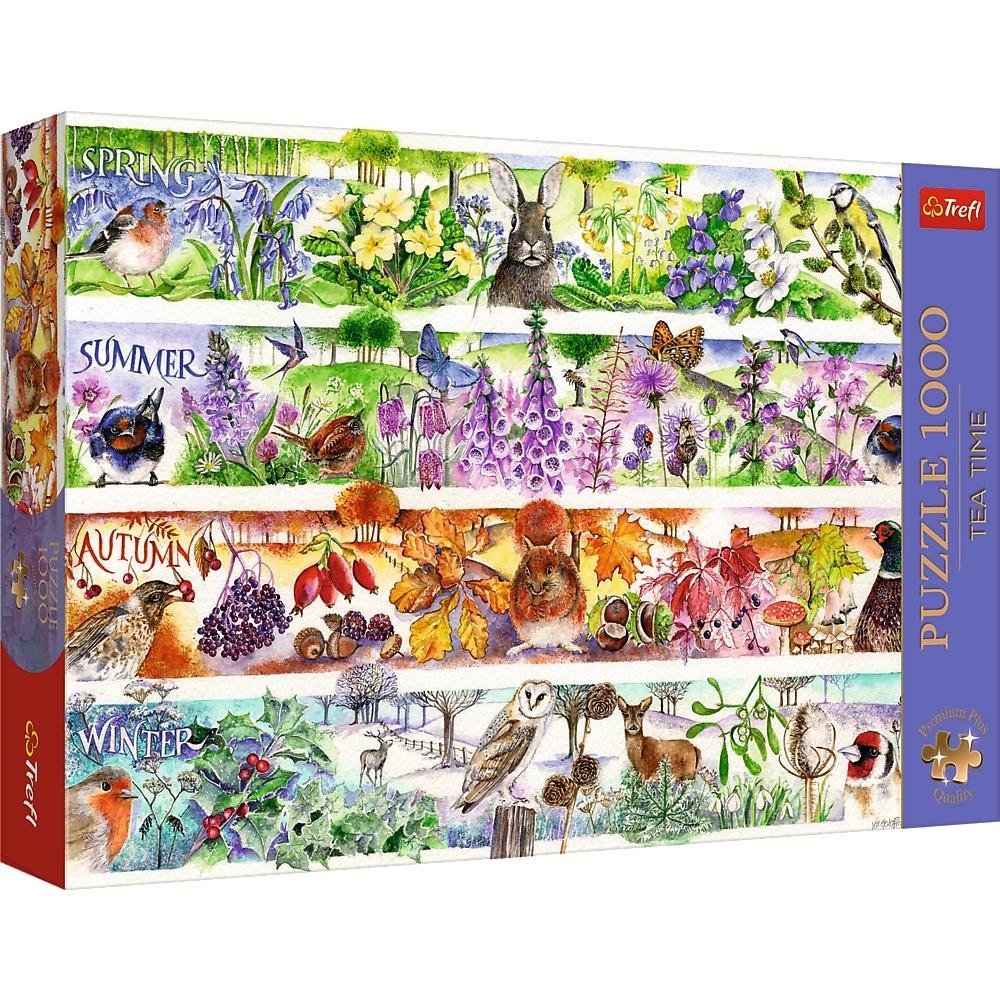 Puzzle Premium Plus Quality Tea Time: Cztery pory roku 1000