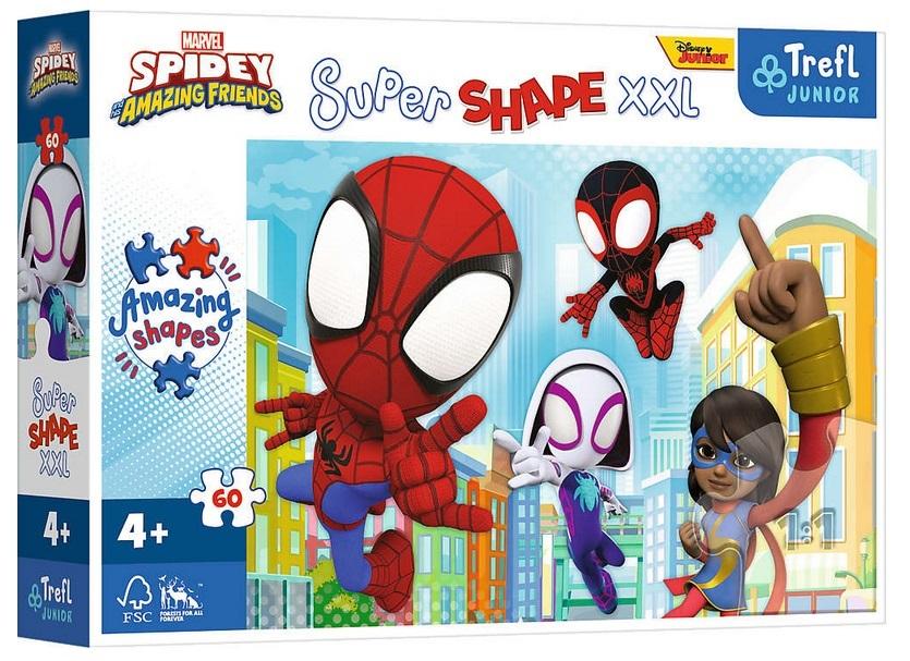 Puzzle Super Shape XXL Sprytny Spidey 60