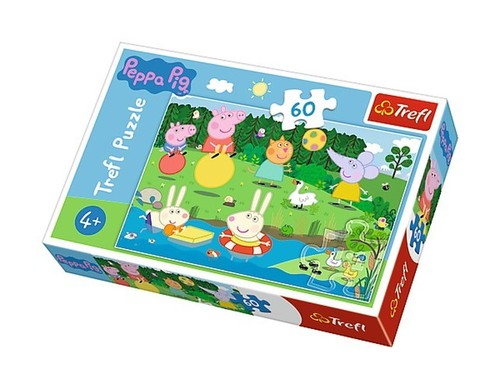Puzzle Świnka Peppa Wakacyjna zabawa 60