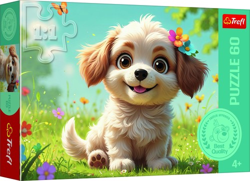 Puzzle Szczeniaczkiem być! 60