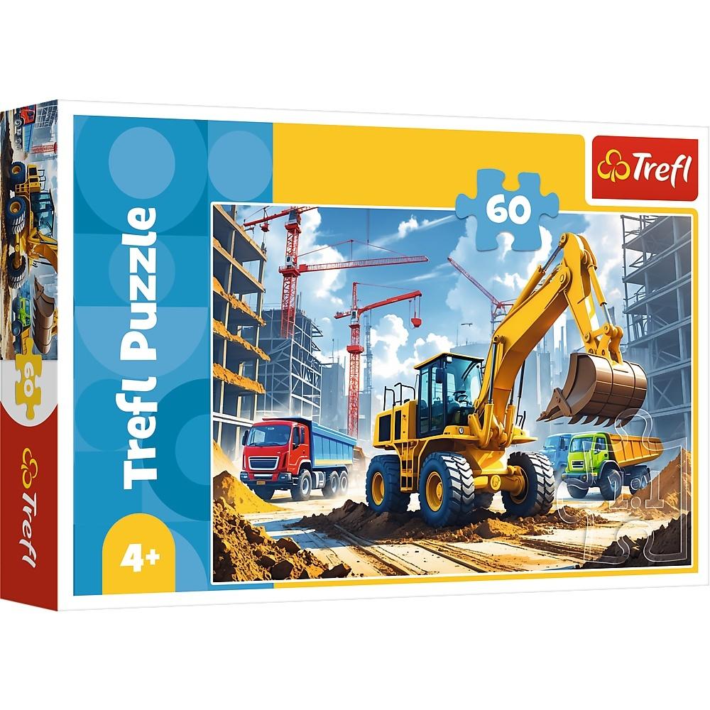Puzzle Traktor koparko-ładowarka 60