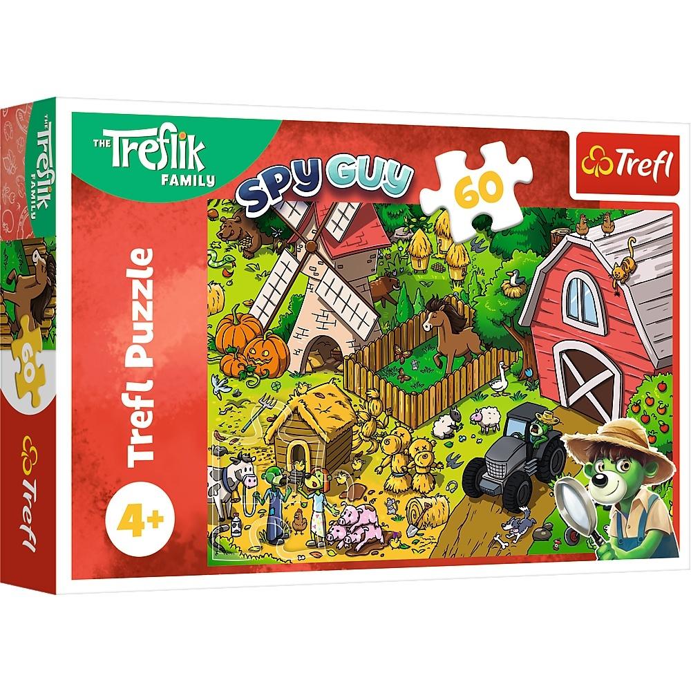 Puzzle Trefliki na farmie 60