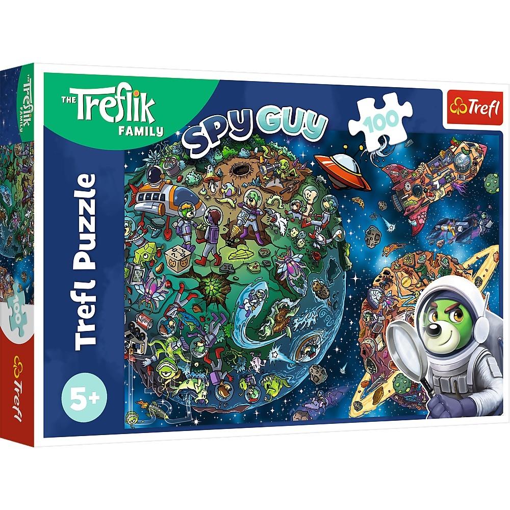 Puzzle Trefliki w Kosmosie 100