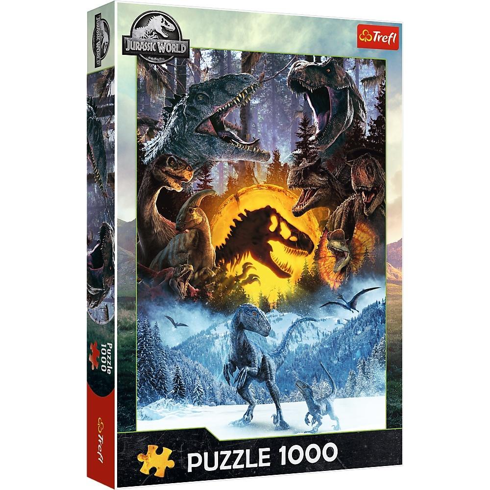 Puzzle W świecie Parku Jurajskiego 1000