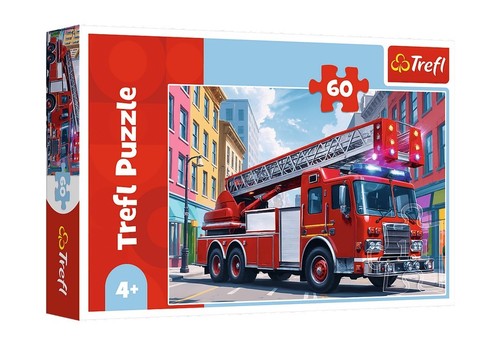 Puzzle Wóz strażacki 60