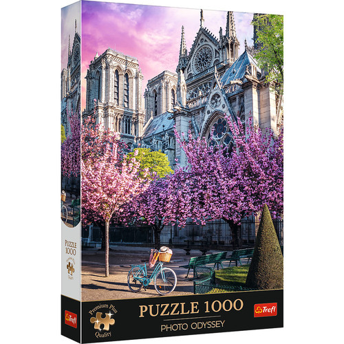 Puzzle1000  Premium Plus Quality Photo Odyssey: Katedra Notre-Dame w Paryżu