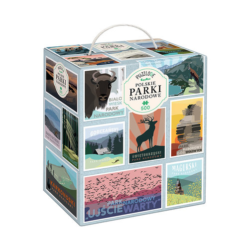 Puzzlove CzuCzu Polskie Parki narodowe 500 elementów