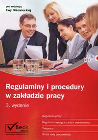 Regulaminy i procedury w zakładzie pracy + CD