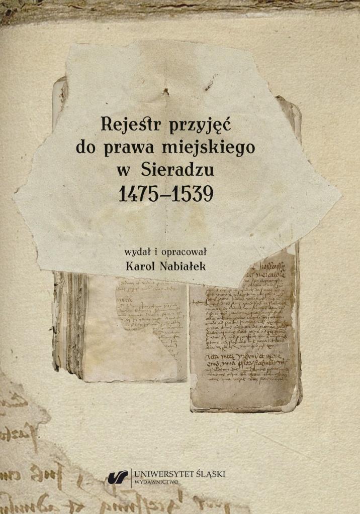 Rejestr przyjęć do prawa miejskiego w Sieradzu