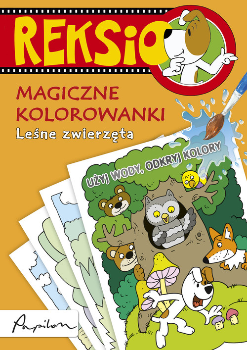 Reksio Magiczne kolorowanki  Leśne zwierzęta