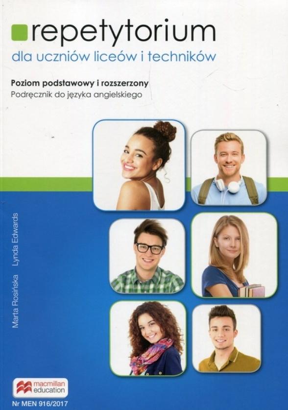 Repetytorium dla uczniów liceów i techników Podręcznik Poziom podstawowy i rozszerzony.